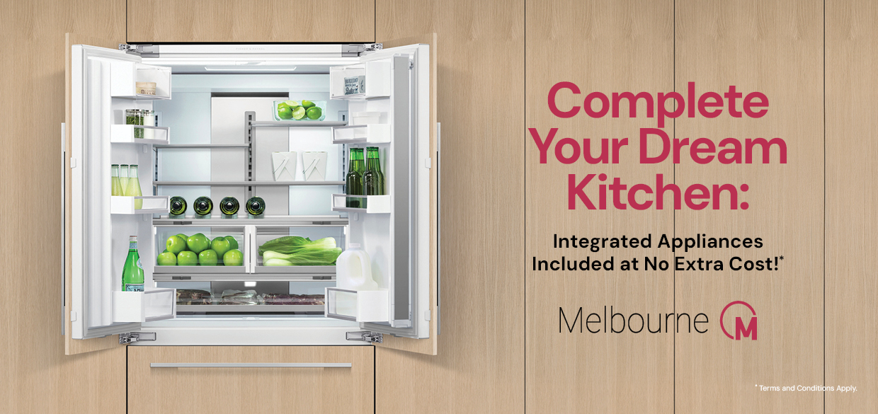 Free integrated appliance with your new Melbourne home